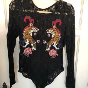 Sassy Sheer lace bodysuit